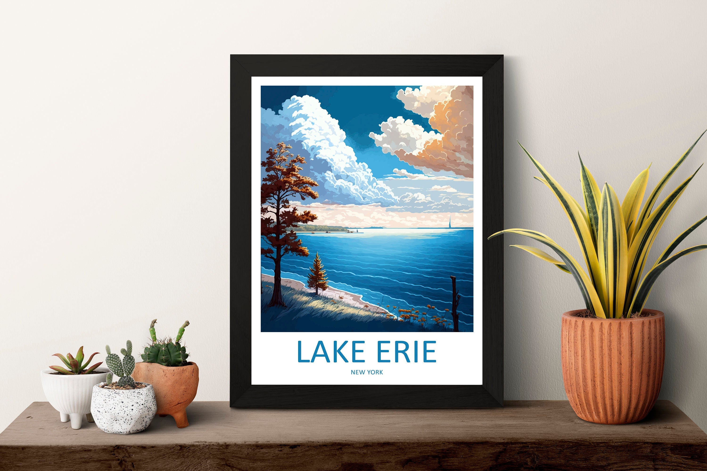 Lake Erie Travel Print