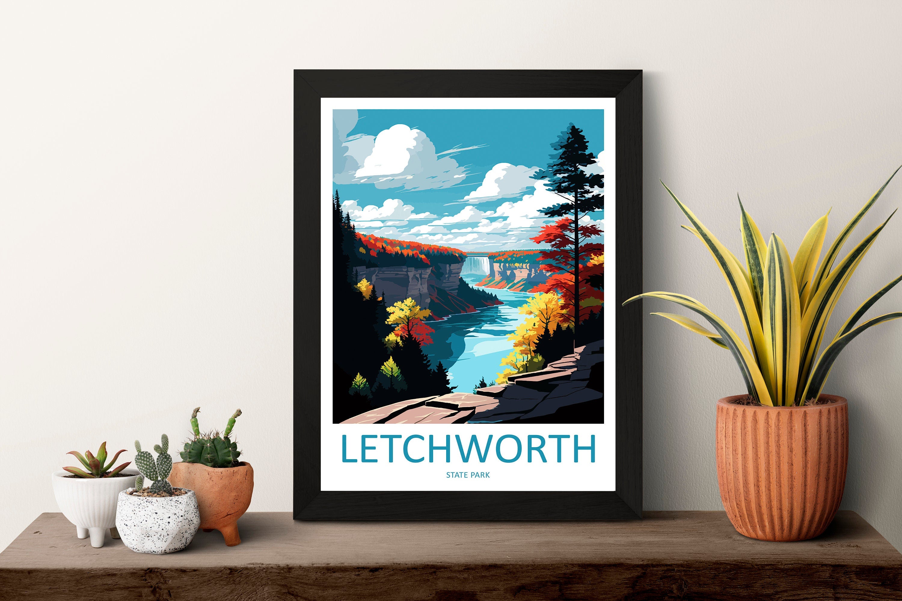 Letchworth State Park Travel Print