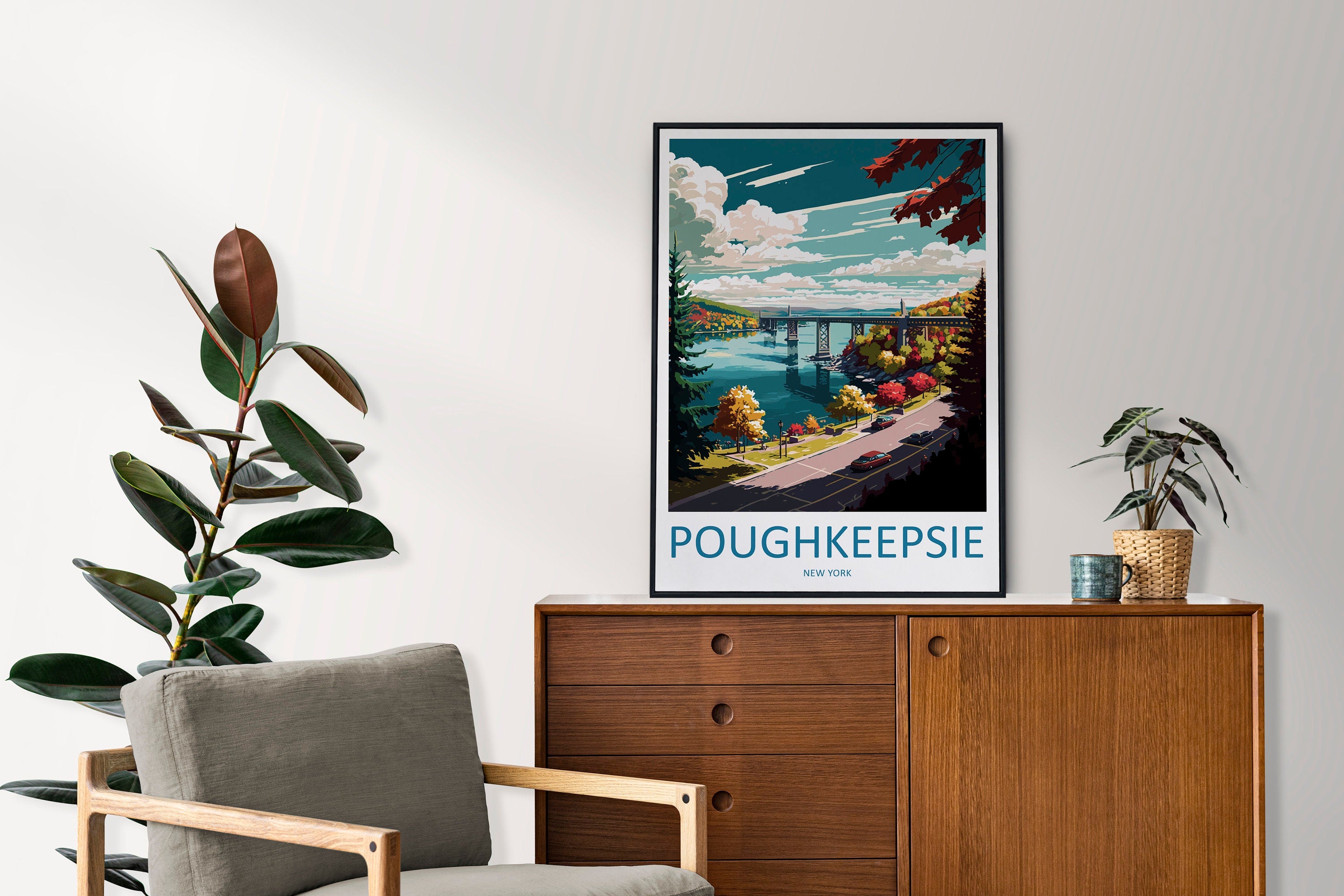 Poughkeepsie Travel Print