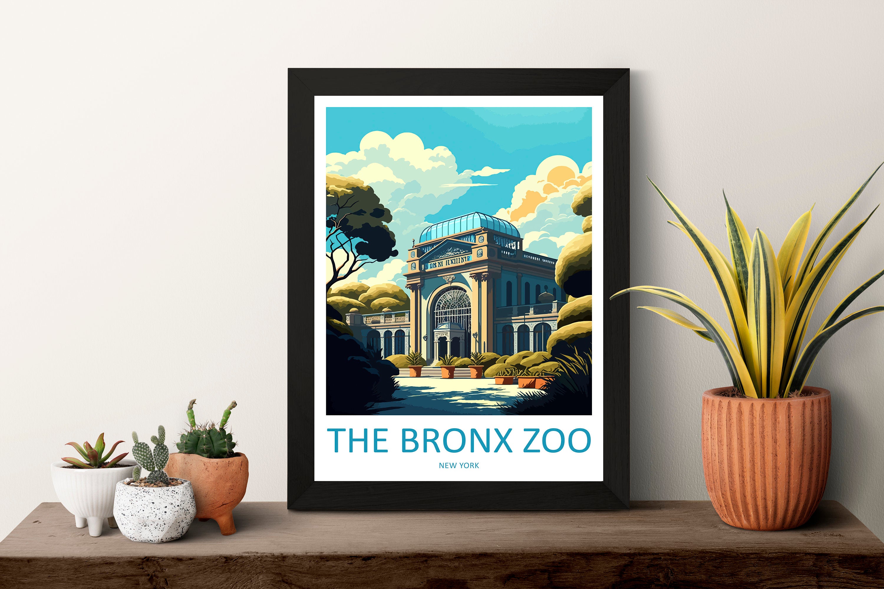 The Bronx Zoo Travel Print