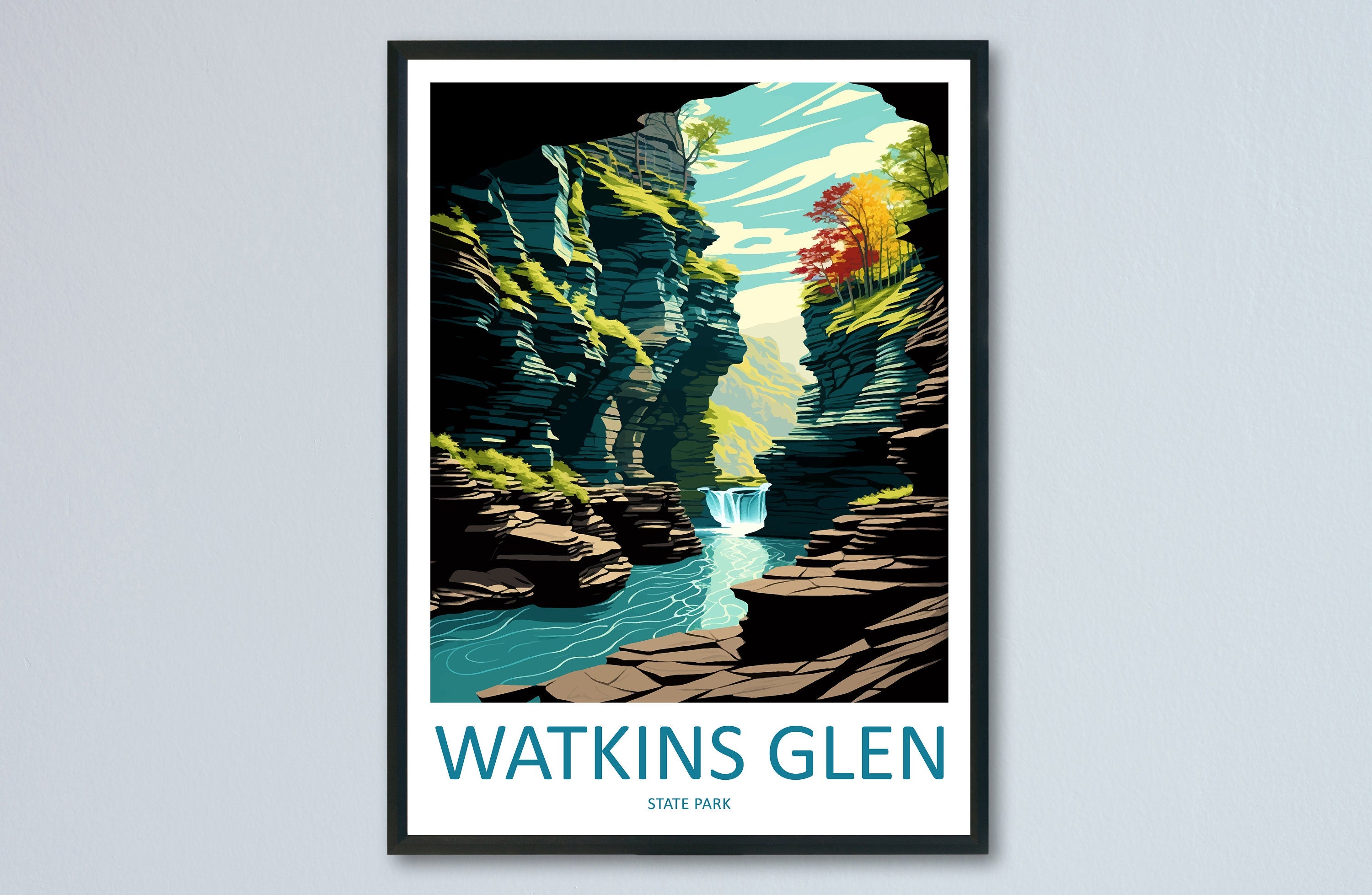 Watkins Glen State Park Travel Print