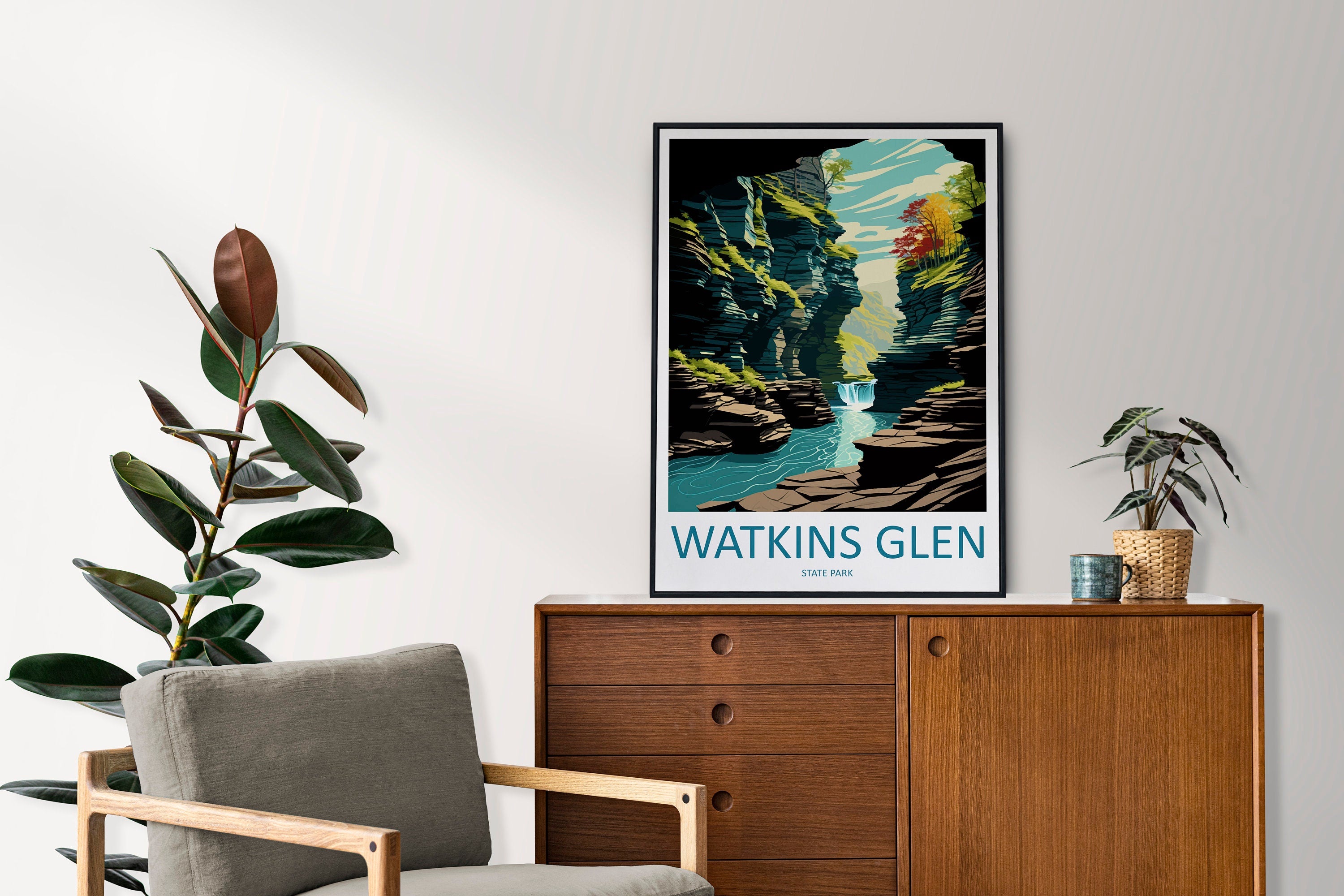 Watkins Glen State Park Travel Print