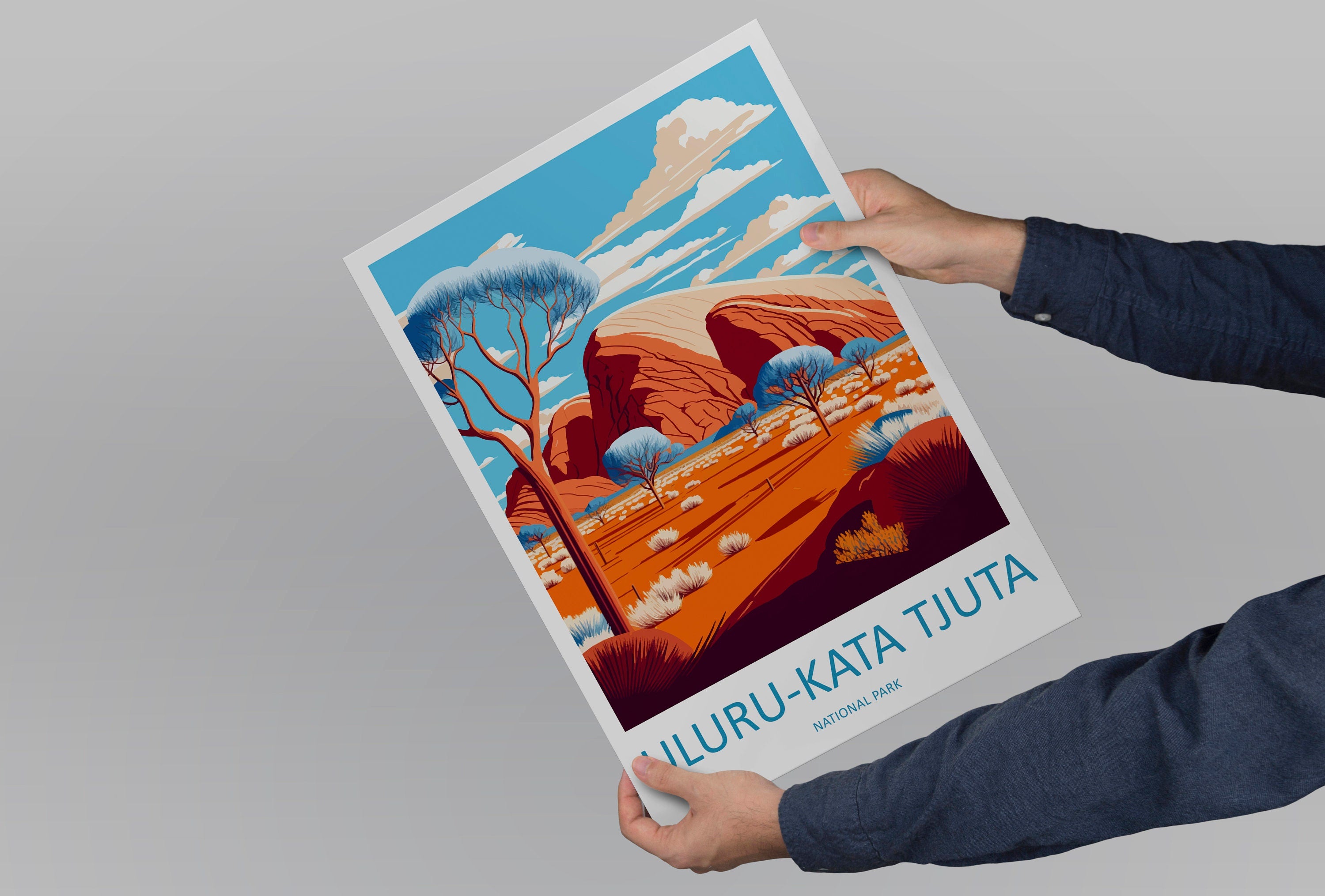 Uluṟu-Kata Tjuṯa National Park Travel Print