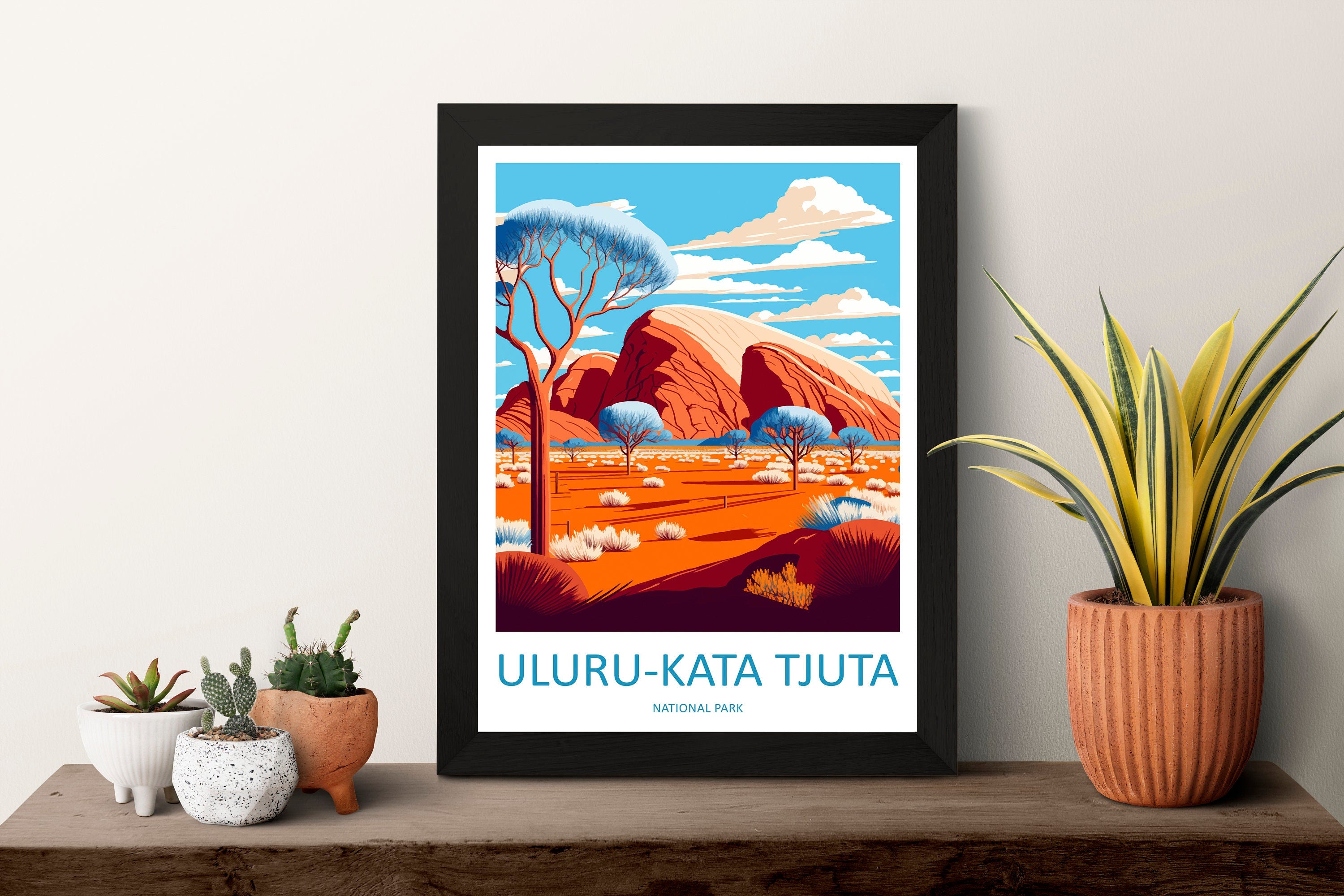 Uluṟu-Kata Tjuṯa National Park Travel Print