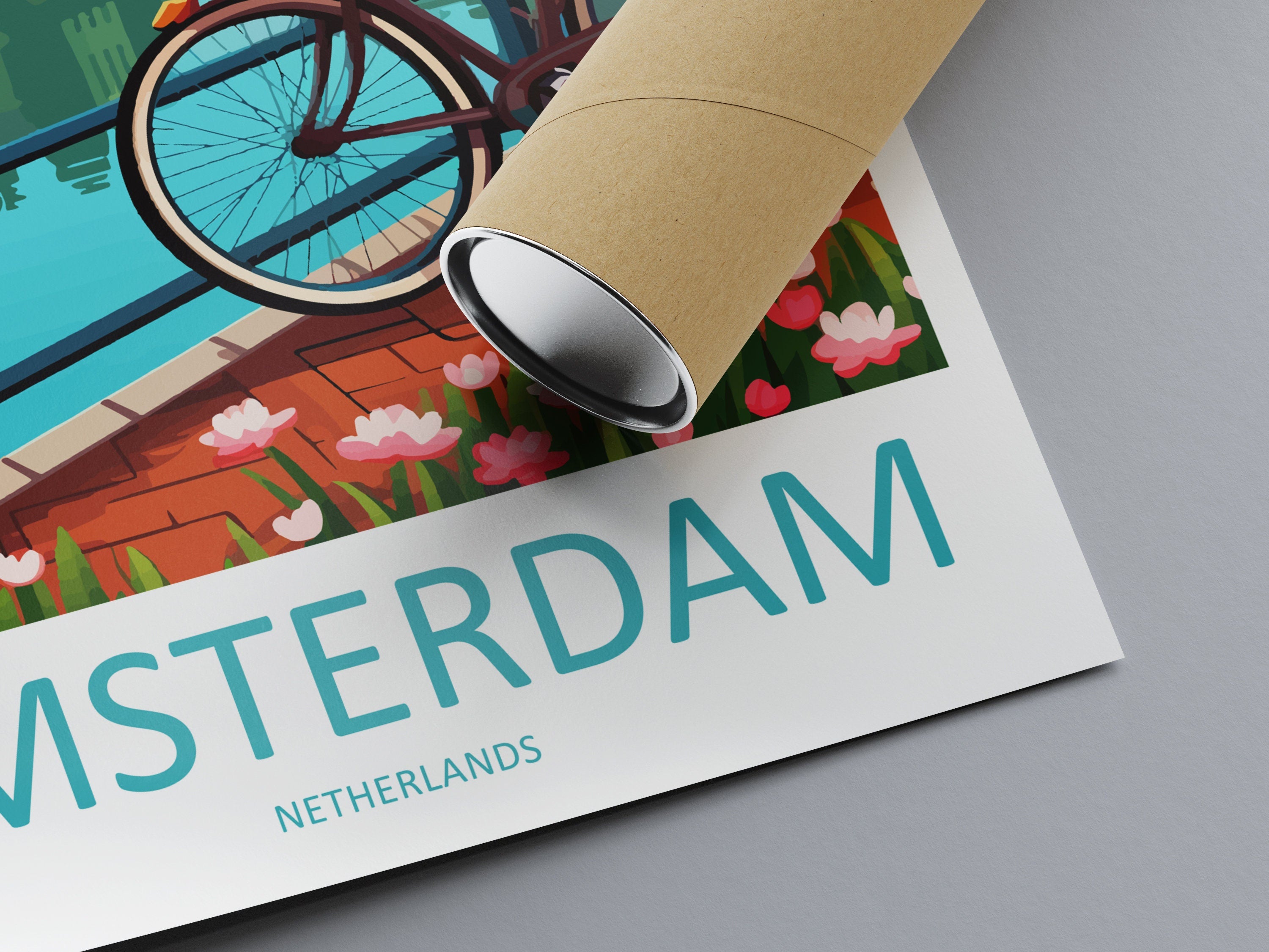 Amsterdam Travel Print