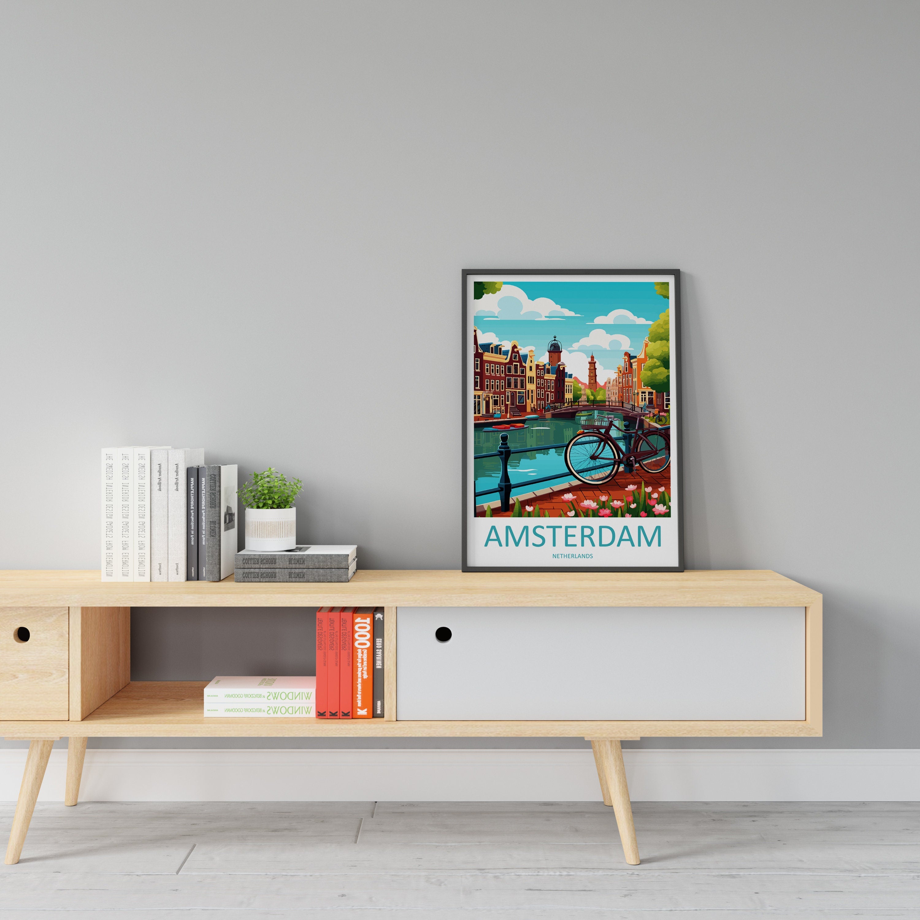 Amsterdam Travel Print