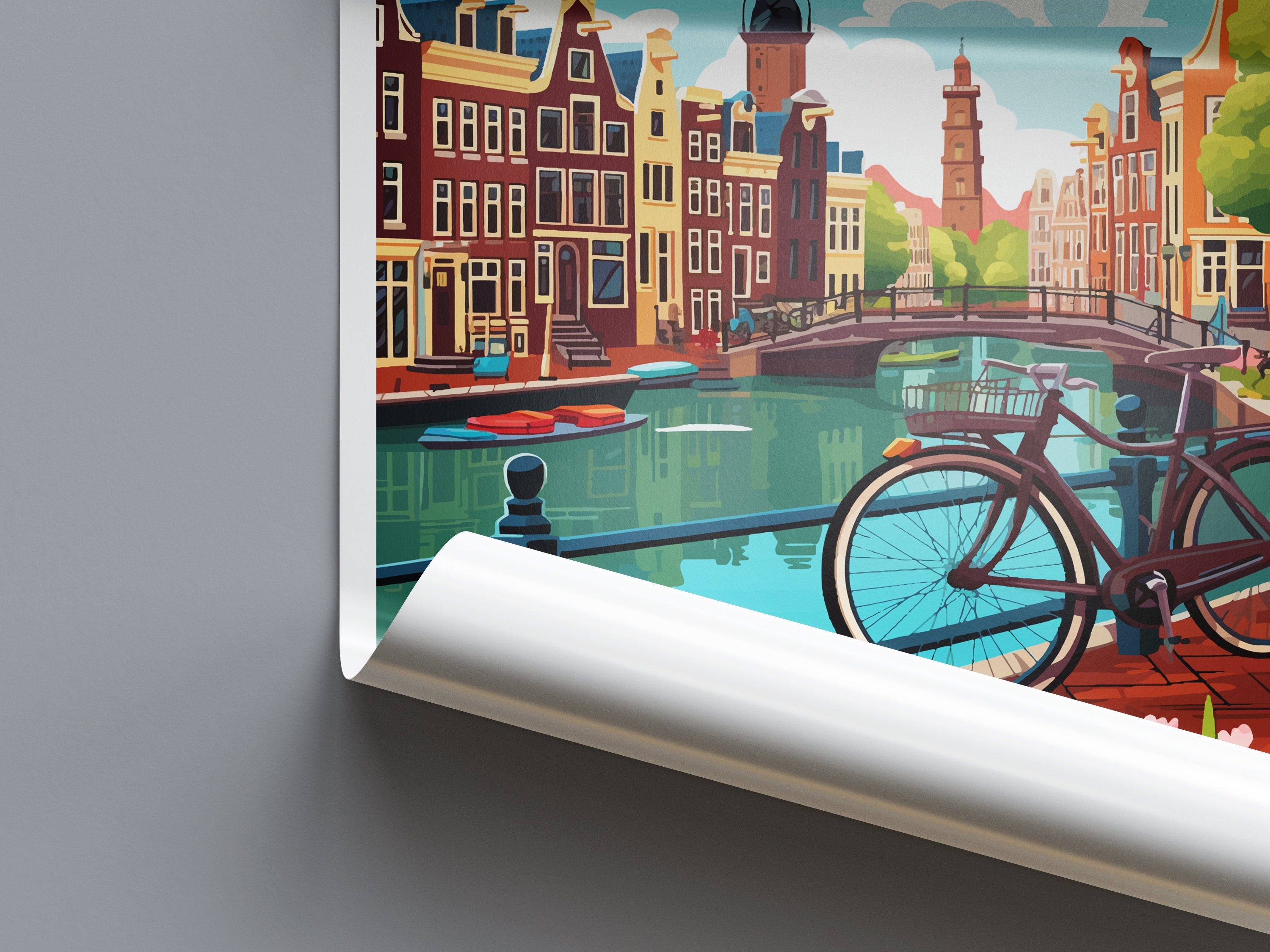 Amsterdam Travel Print