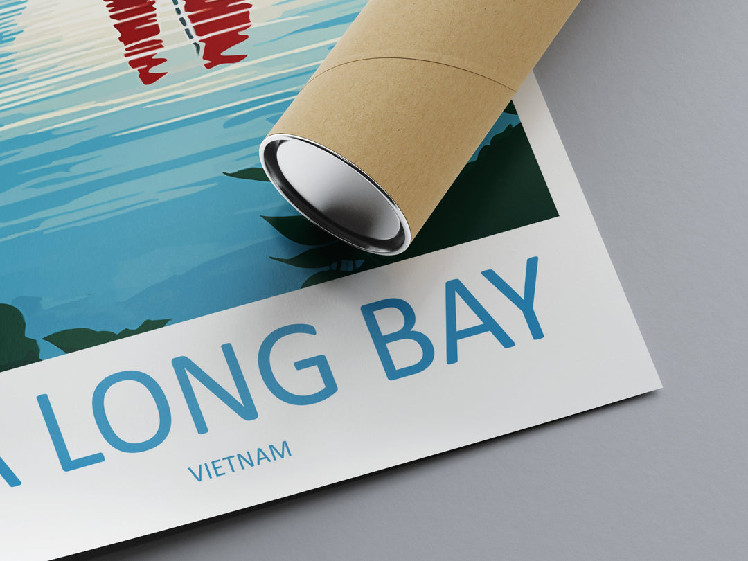 Ha Long Bay Travel Print Wall Art Ha Long Bay Wall Hanging Home Décor Ha Long Bay Gift Art Lovers Vietnam Art Lover Gift Ha Long Bay islands