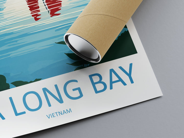 Ha Long Bay Travel Print Wall Art Ha Long Bay Wall Hanging Home Décor Ha Long Bay Gift Art Lovers Vietnam Art Lover Gift Ha Long Bay islands