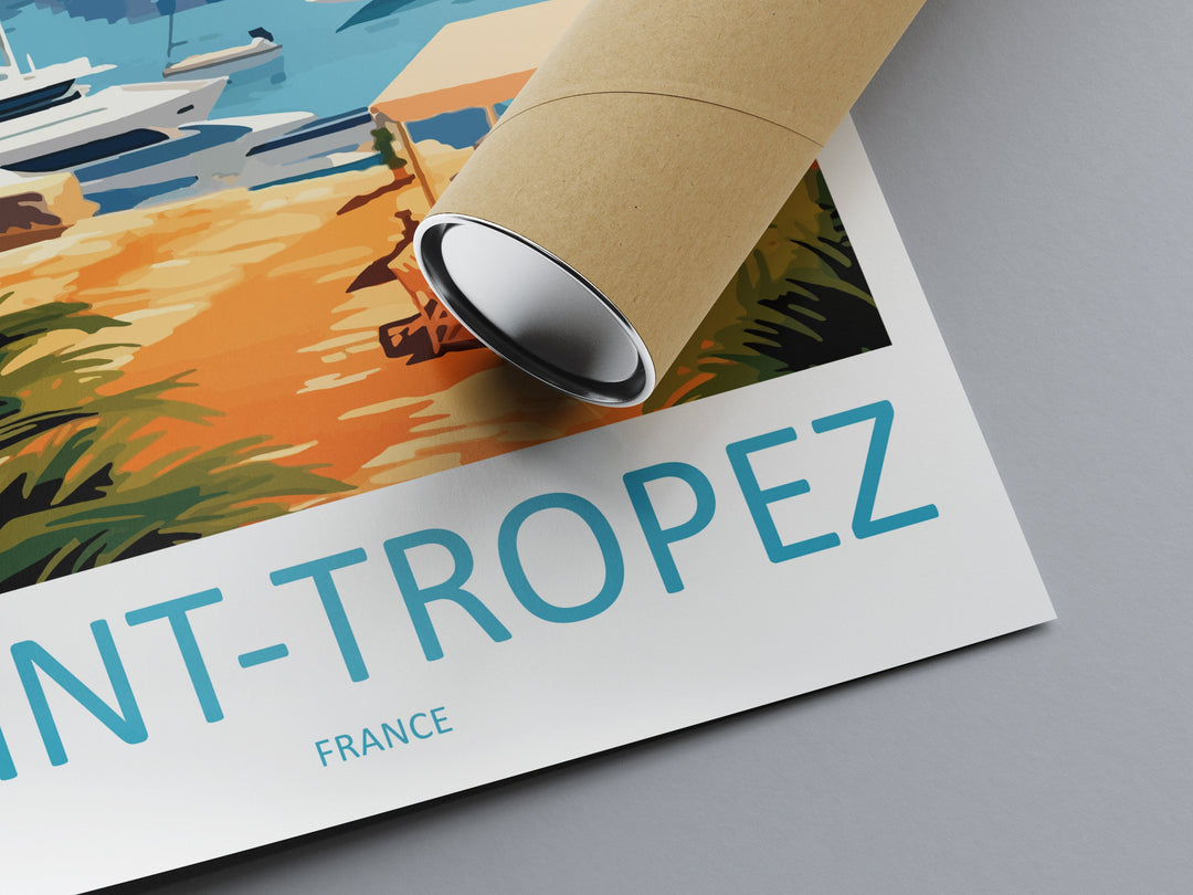 Saint-Tropez Print Saint-Tropez Home Decor Cityscape Art Print Saint-Tropez Wall Art Travel Enthusiast Gift Wall Hanging Saint-Tropez France