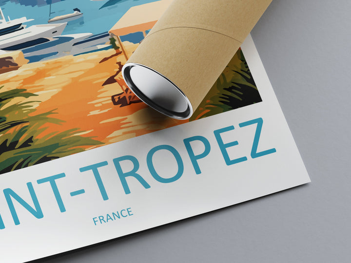 Saint-Tropez Print Saint-Tropez Home Decor Cityscape Art Print Saint-Tropez Wall Art Travel Enthusiast Gift Wall Hanging Saint-Tropez France