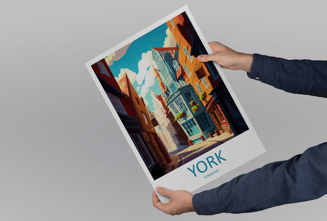 York Travel Print Wall Art York Wall Hanging Home Décor York Gift Art Lovers England Art Lover Gift Print Artwork Yorkshire Art