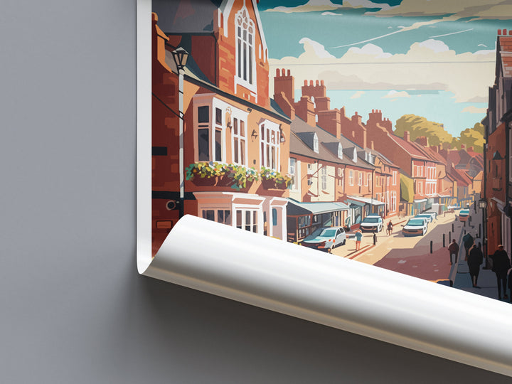 Thirsk Travel Print Wall Art Thirsk Wall Hanging Home Décor Thirsk Gift Art Lovers England Art Lover Gift Print Artwork