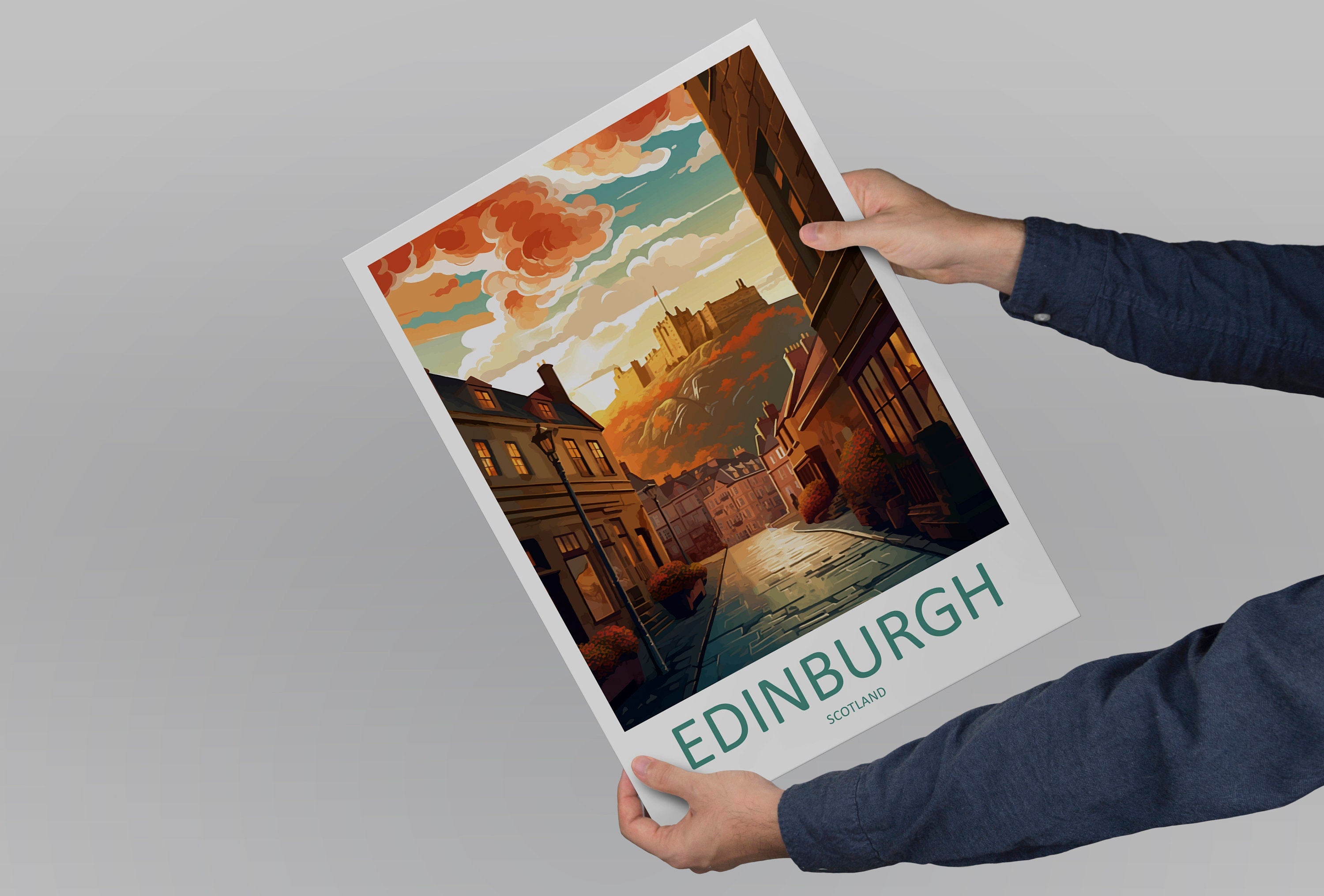 Edinburgh Cityscape Print