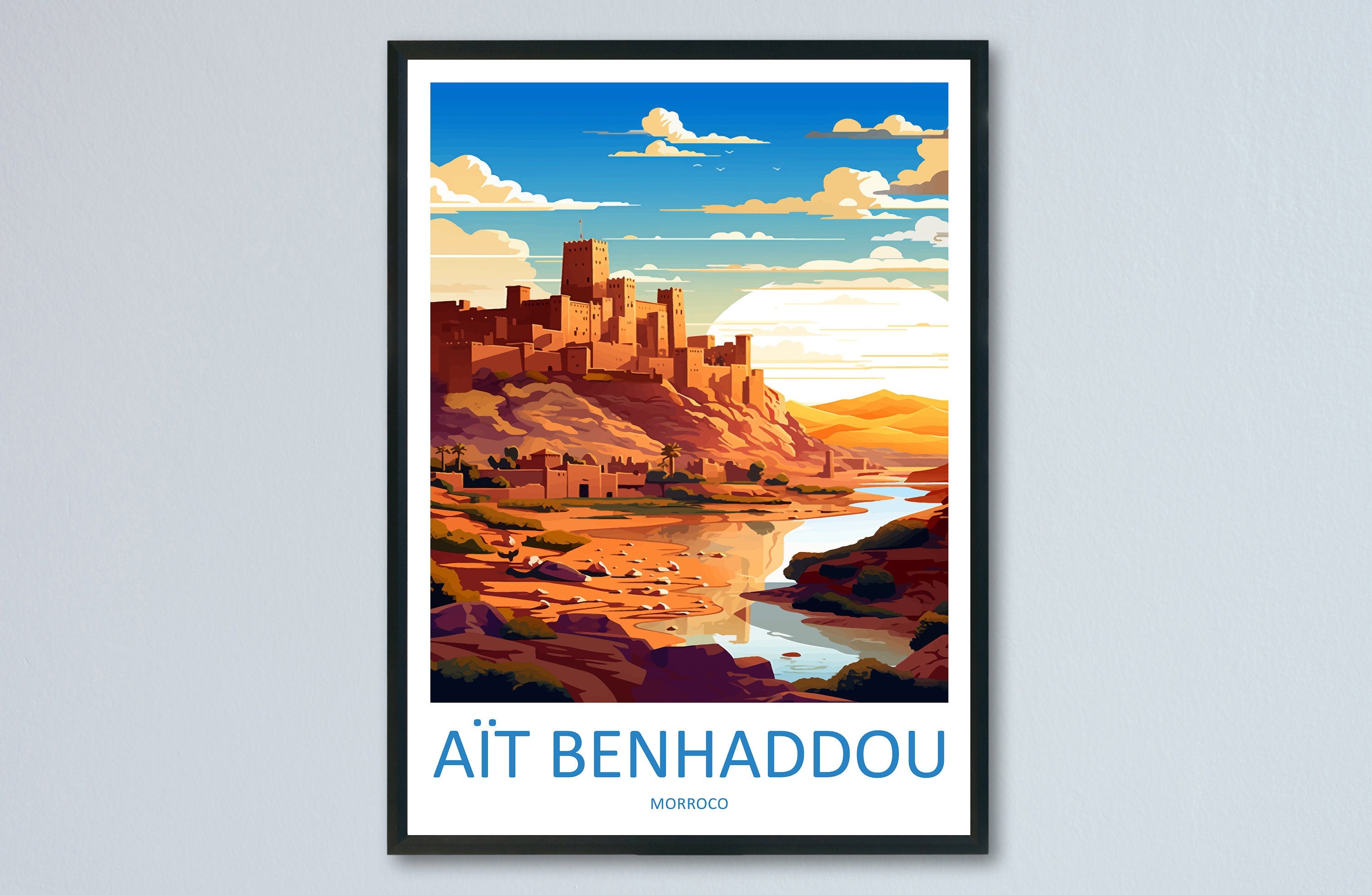 Aït Benhaddou Travel Print