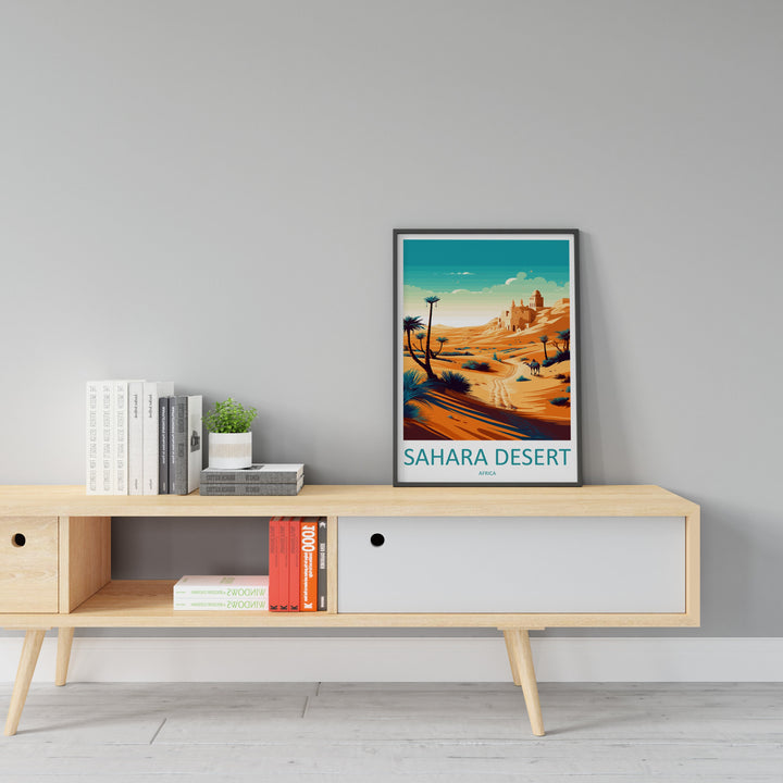 Sahara Desert Travel Print Wall Art Sahara Desert Wall Hanging Home Décor Sahara Desert Gift Art Lovers Africa Art Lover Gift Sahara Desert