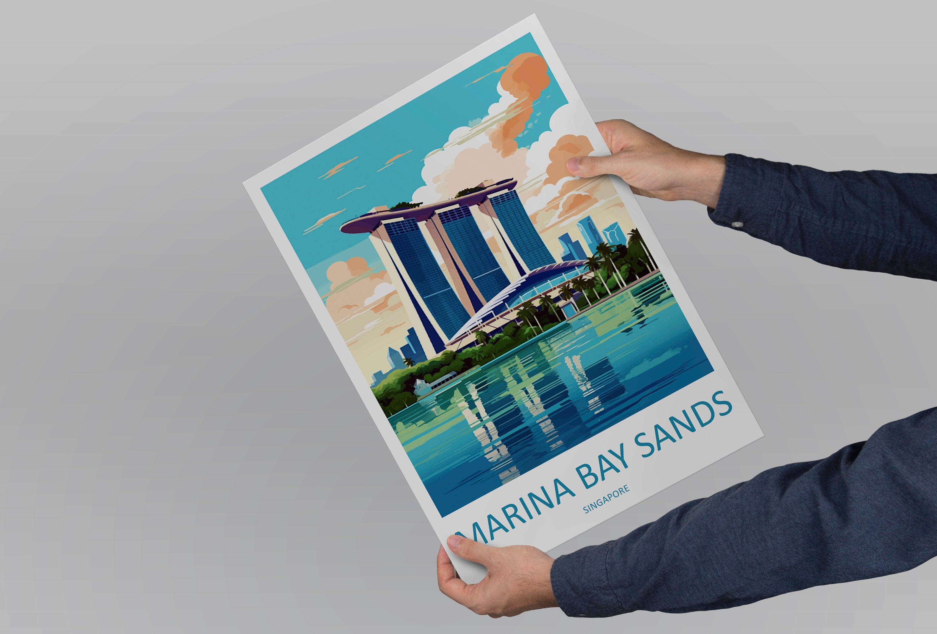 Marina Bay Sands Travel Print