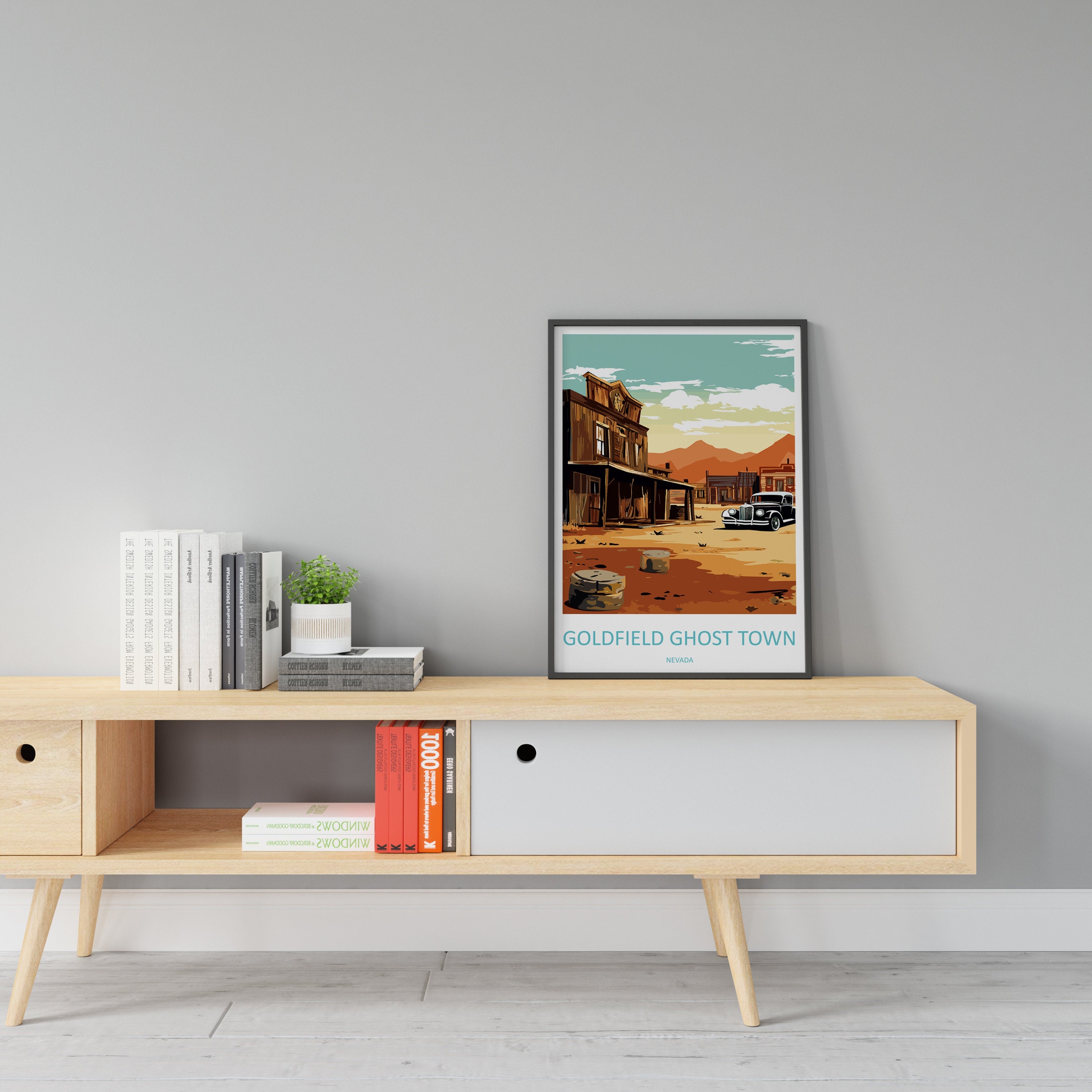 Goldfield Ghost Town Travel Print