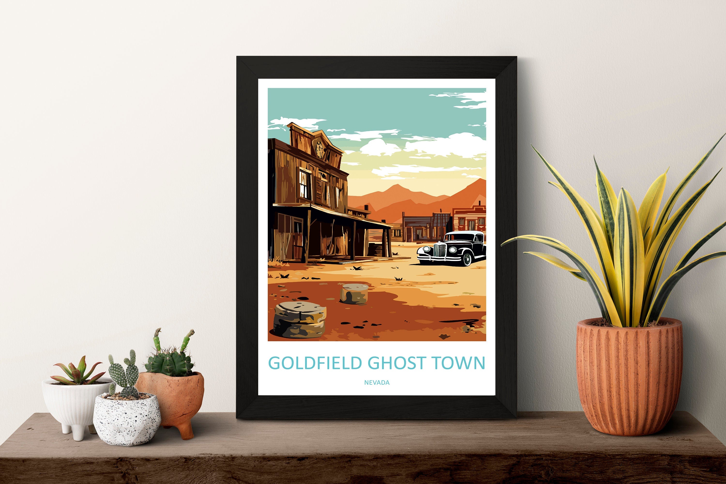 Goldfield Ghost Town Travel Print