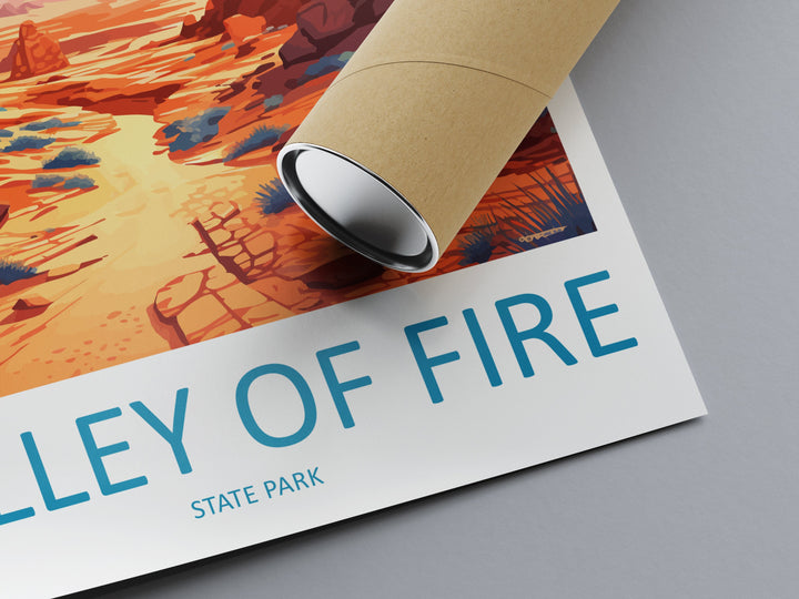 Valley Of Fire State Park Travel Print Wall Art Valley Of Fire Wall Hanging Home Décor Valley Of Fire Gift Art Lovers Nevada Art Lover