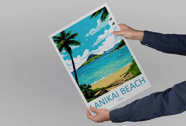 Lanikai Beach Travel Print Wall Art Lanikai Beach Wall Hanging Home Décor Lanikai Beach Gift Art Lovers Hawaii Art Lover Gift Print Artwork
