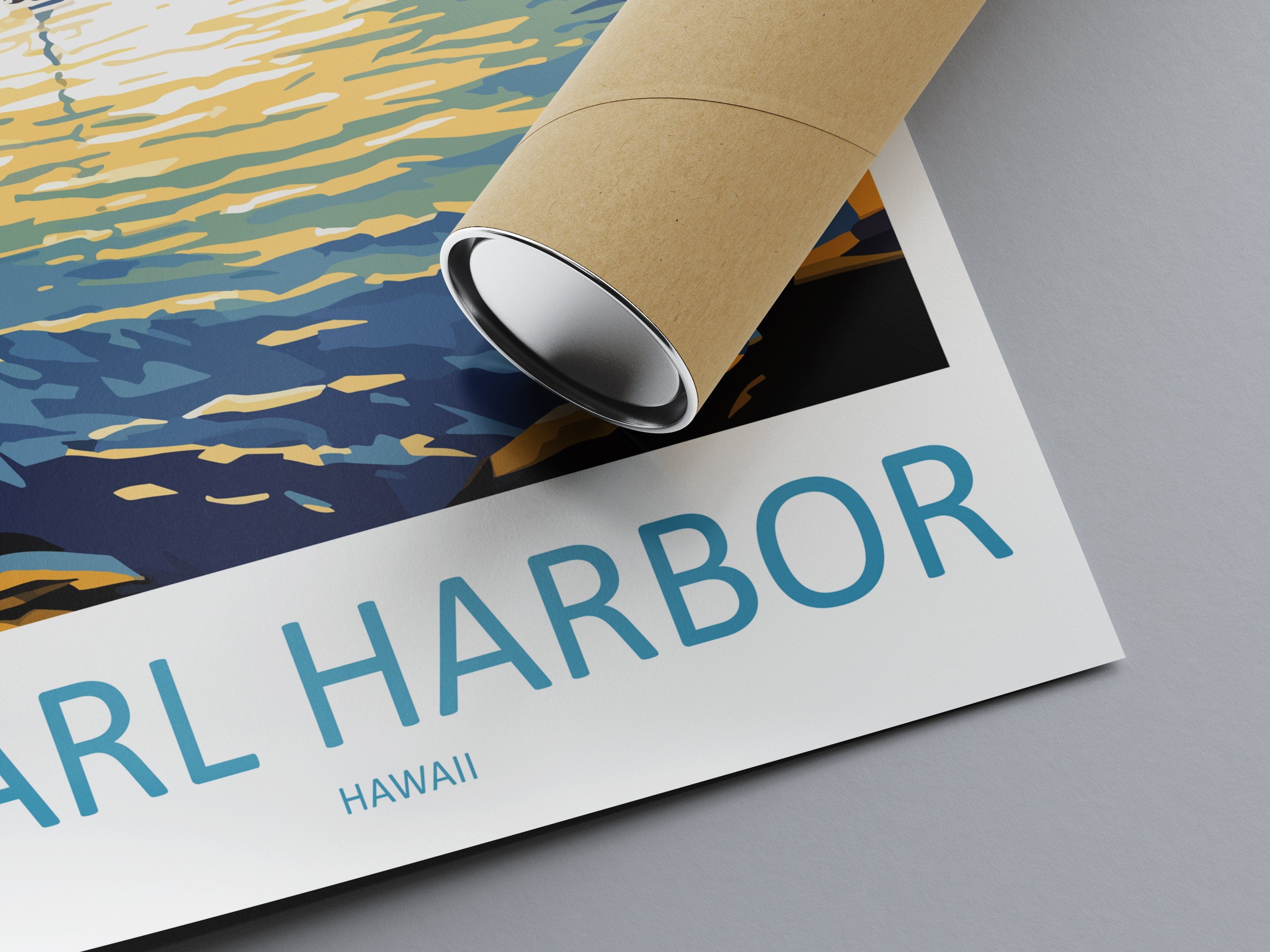 Pearl Harbor Travel Print