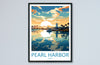 Pearl Harbor Travel Print