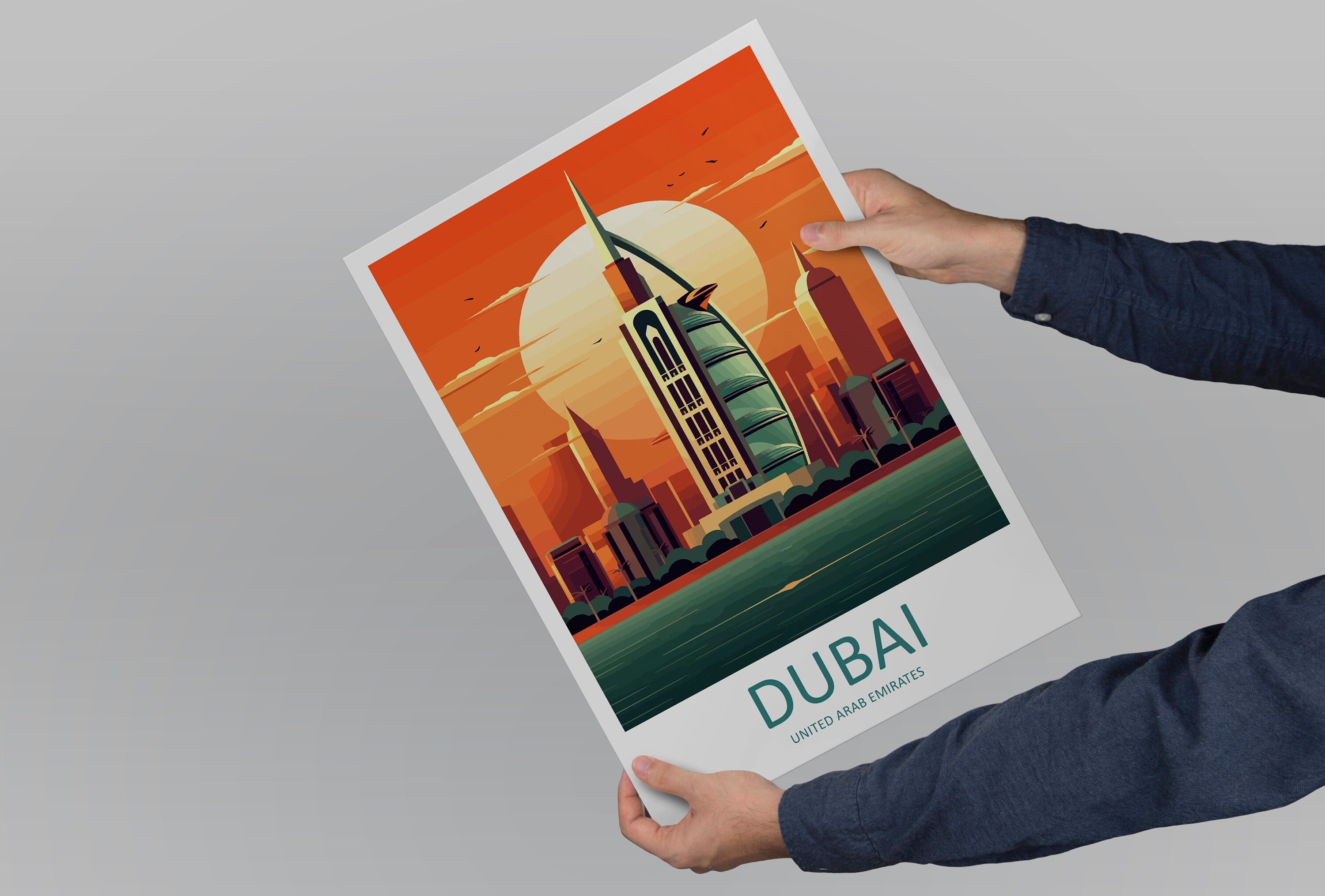 Dubai Travel Print