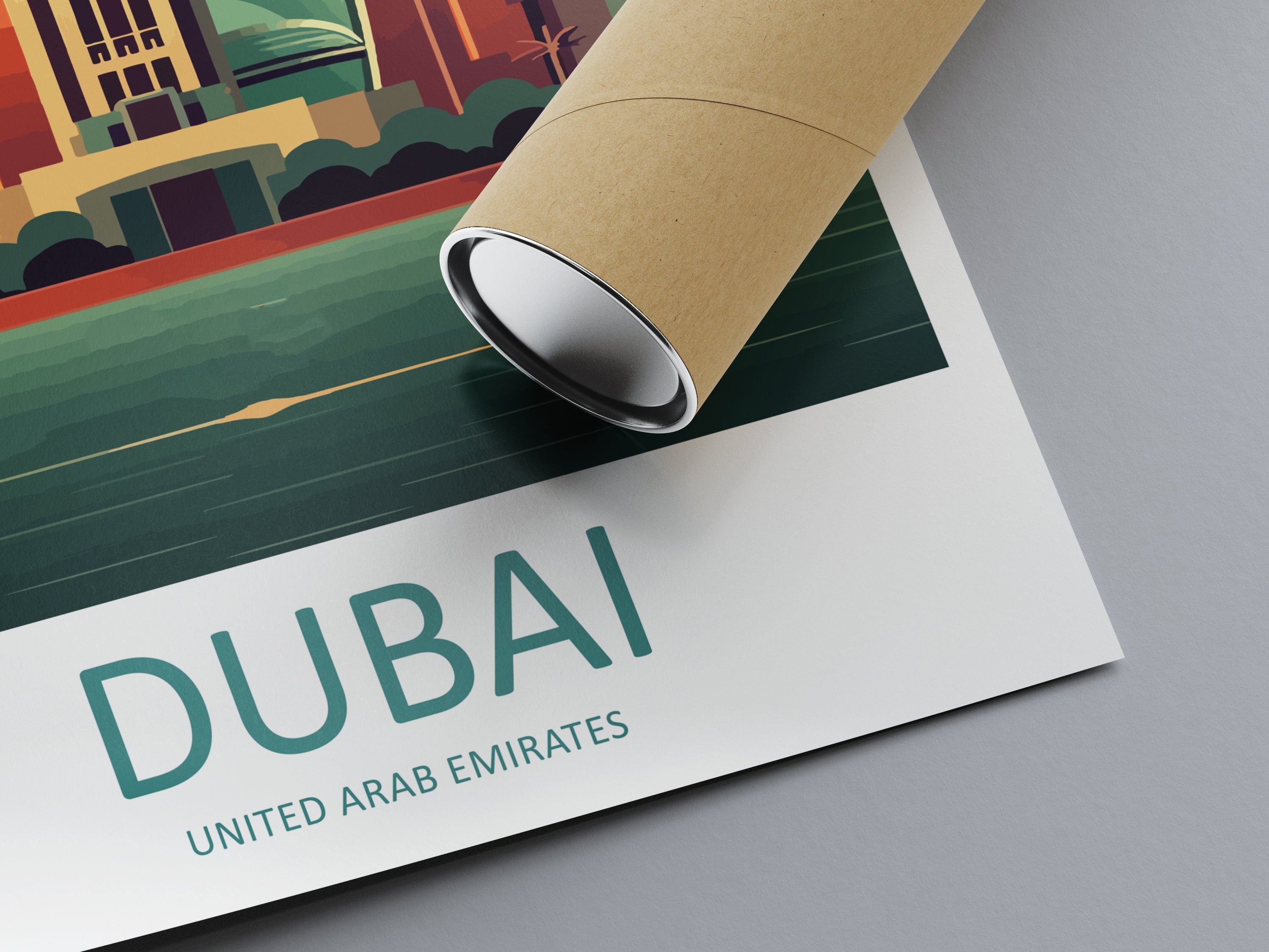 Dubai Travel Print