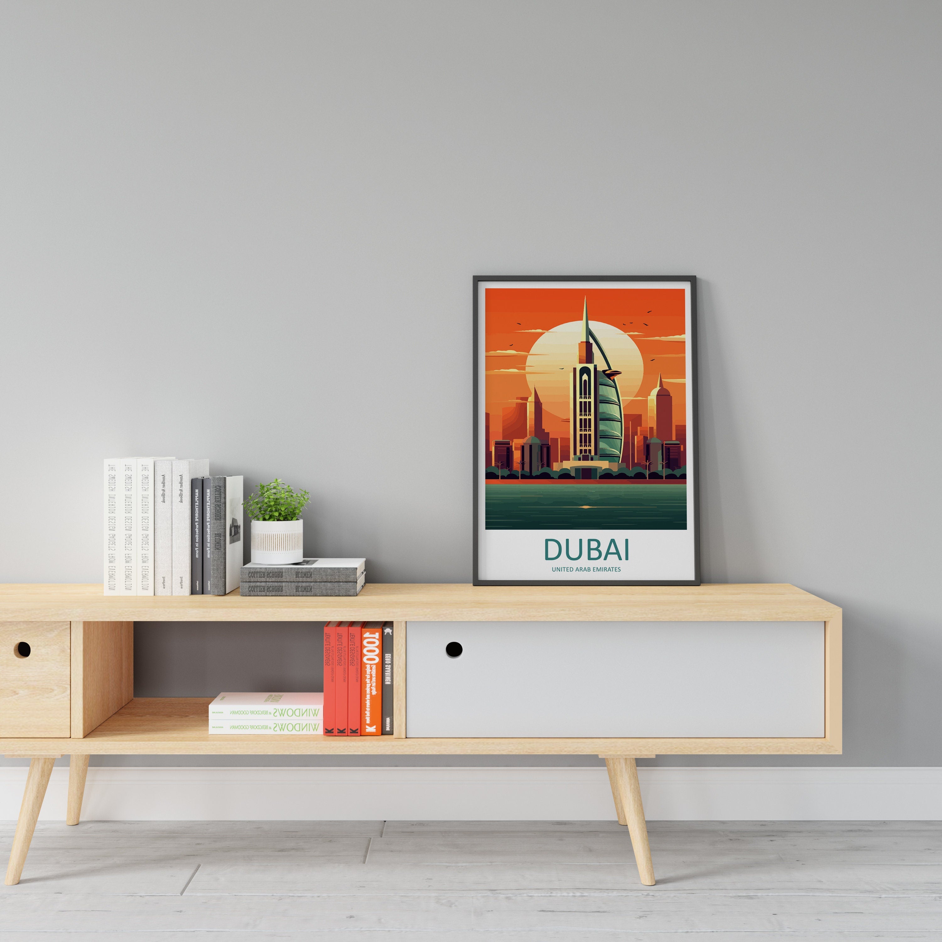 Dubai Travel Print