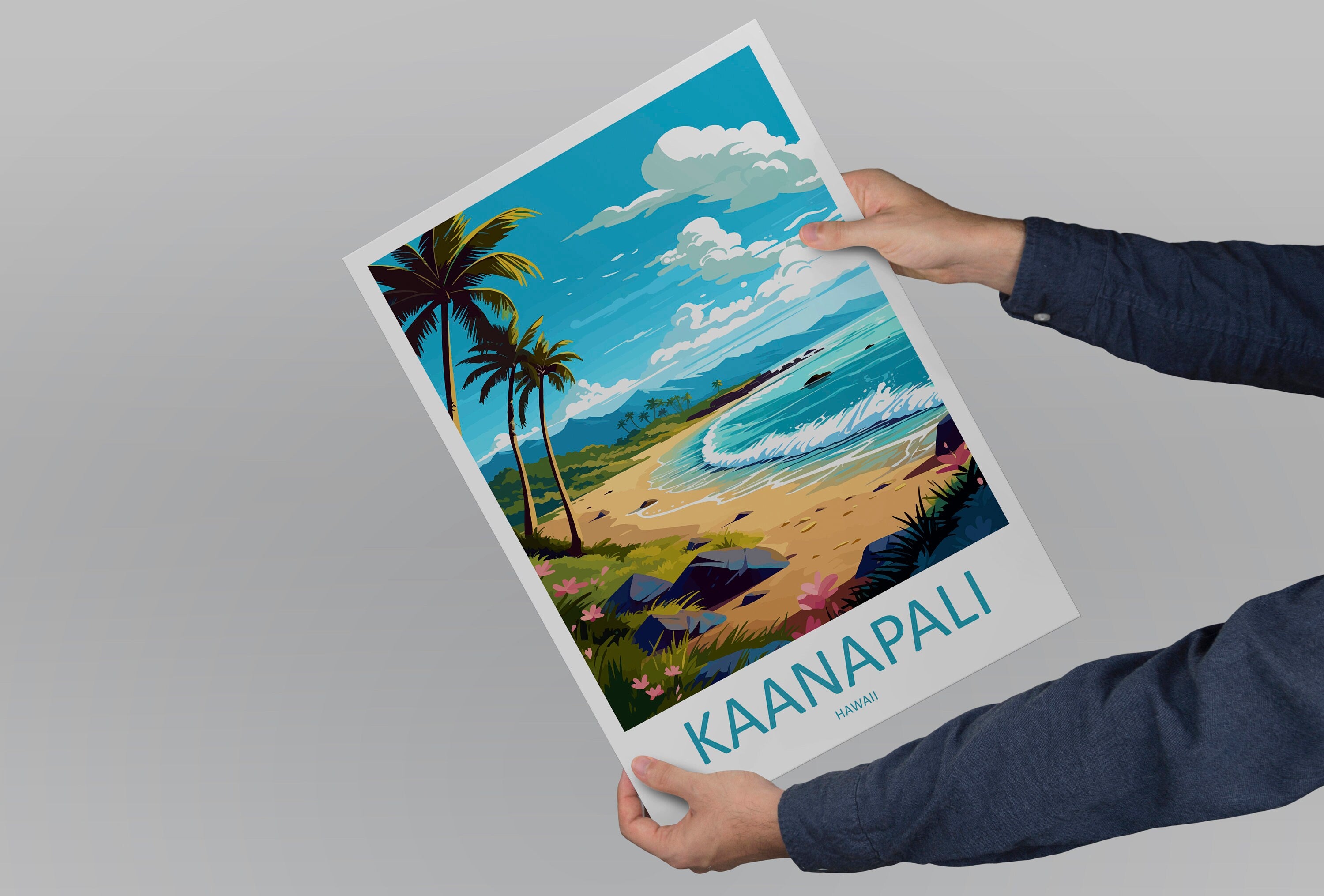 Kaanapali Travel Print