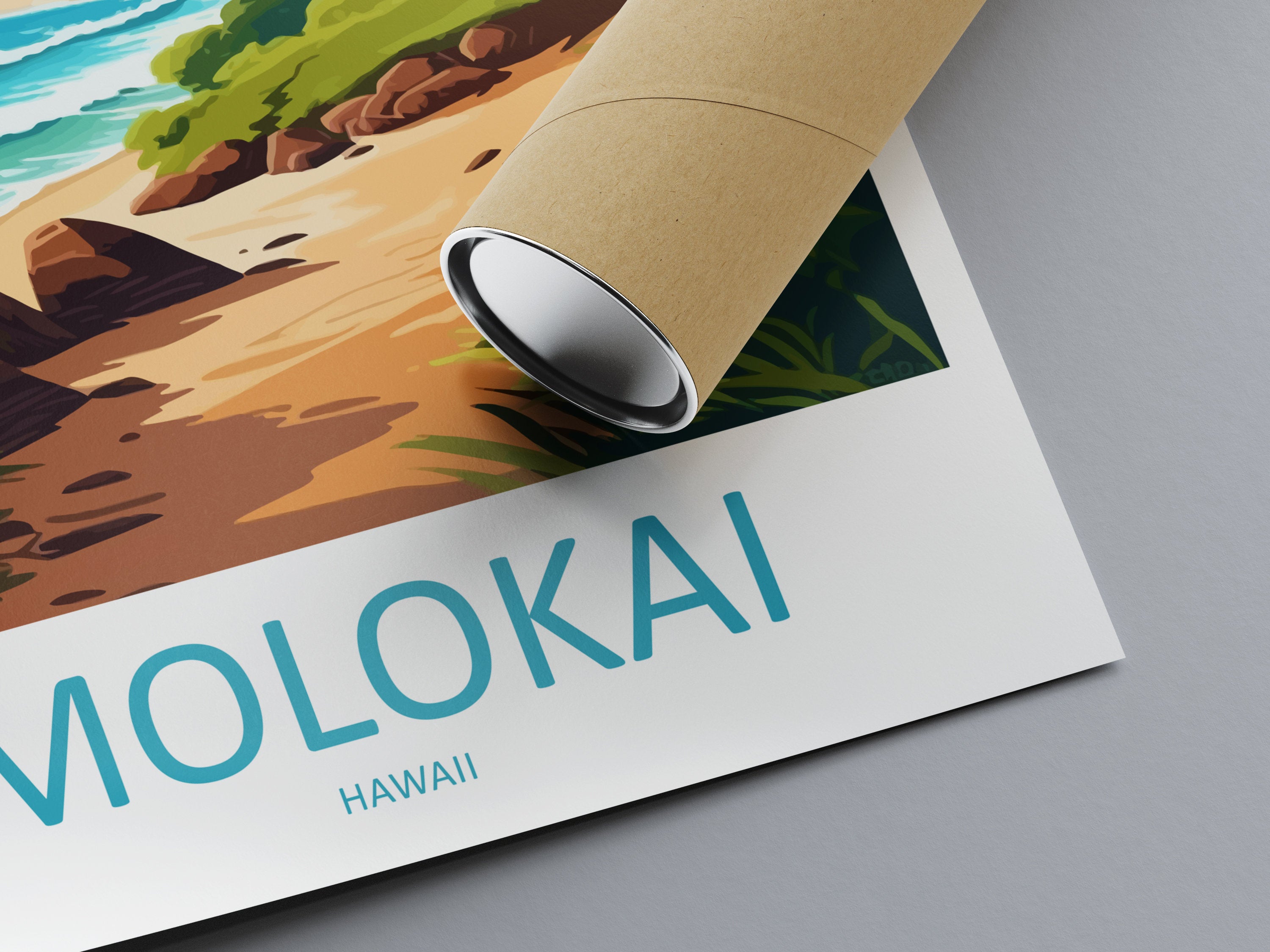 Molokai Travel Print