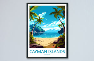 Cayman Islands Travel Print