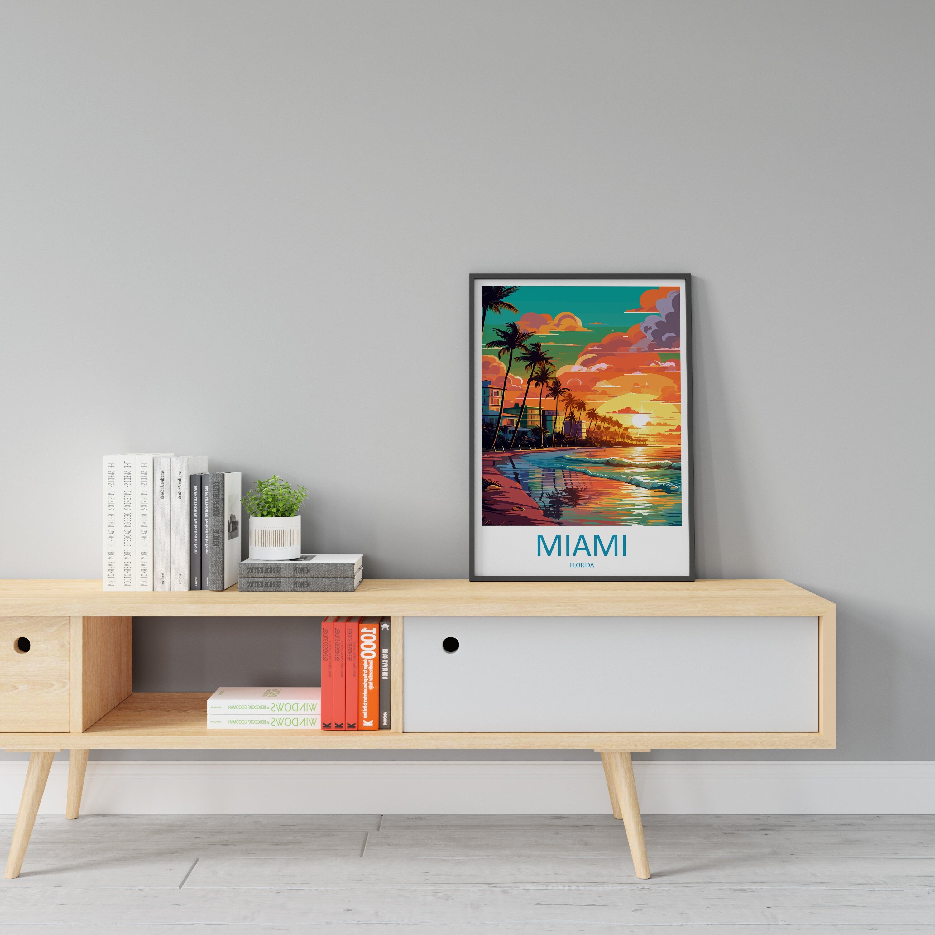 Miami Beach Travel Print