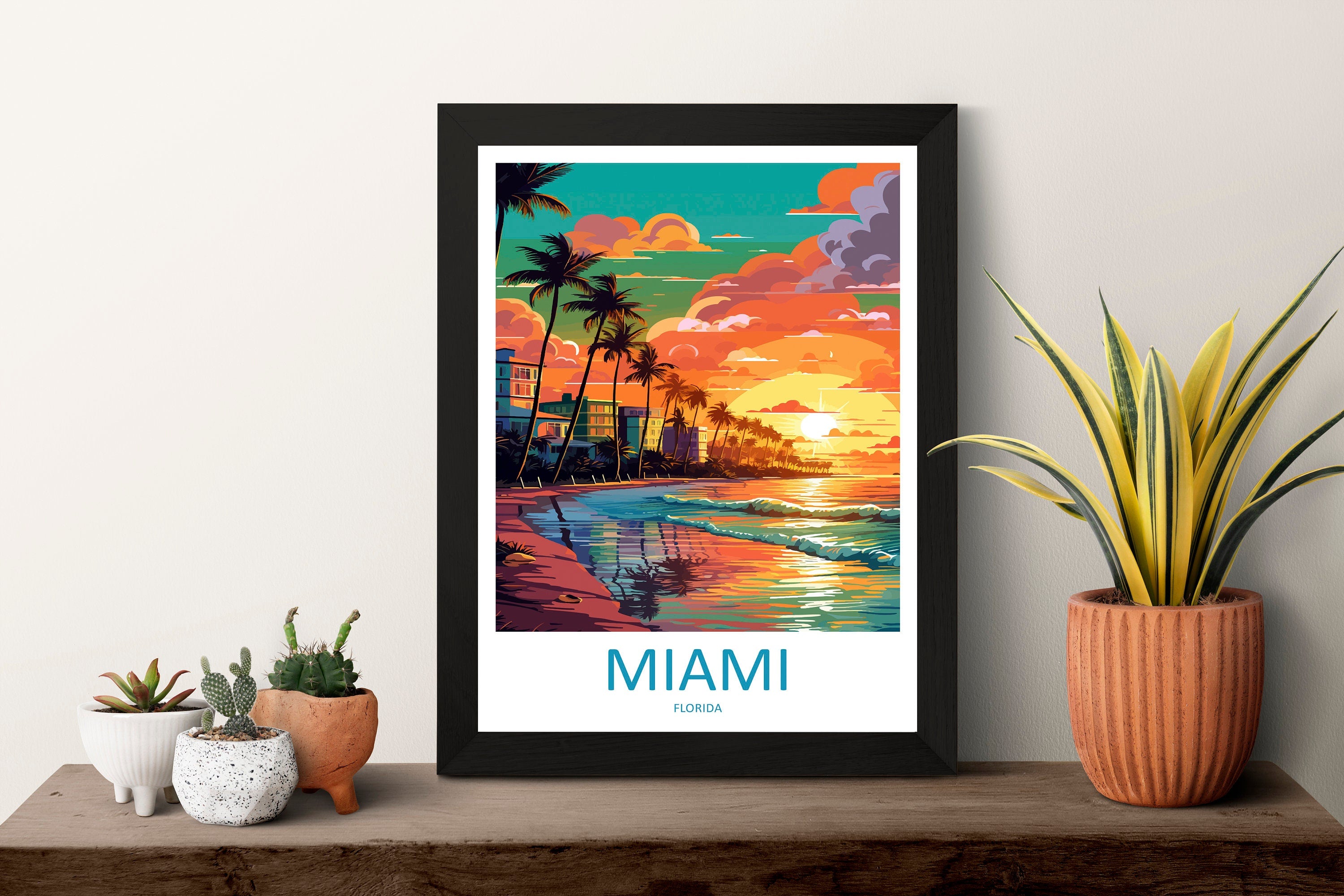 Miami Beach Travel Print