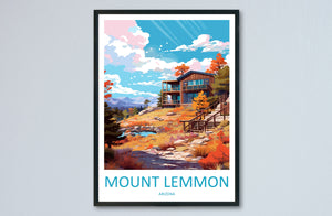 Mount Lemmon Travel Print