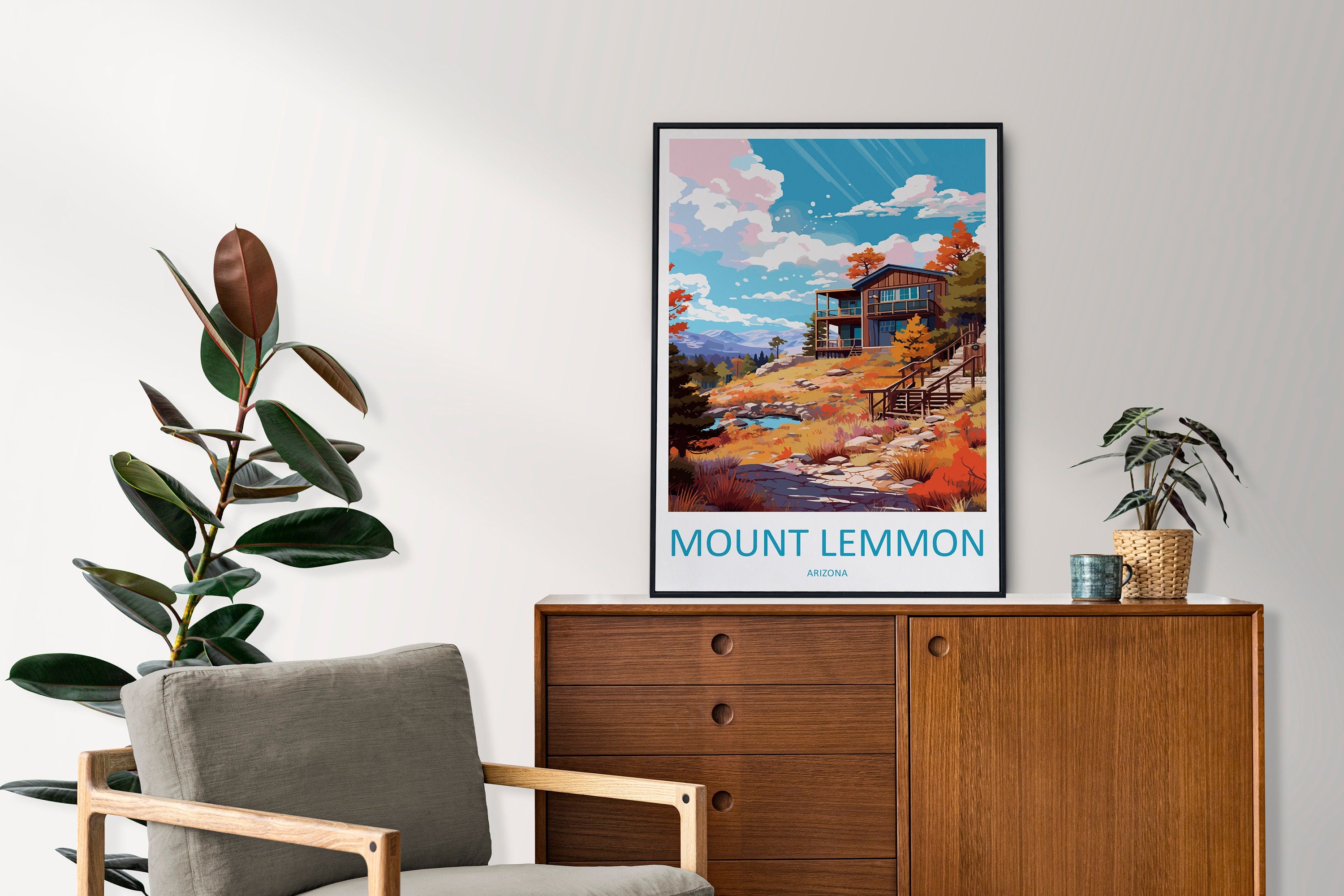 Mount Lemmon Travel Print