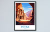 Petra Travel Print Wall Art Petra Wall Hanging Home Décor Petra Gift Art Lovers Jordan Art Lover Gift Petra Travel Poster