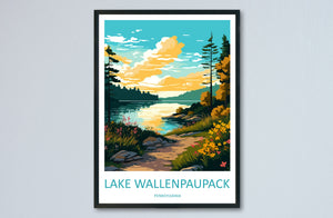 Lake Wallenpaupack Travel Print