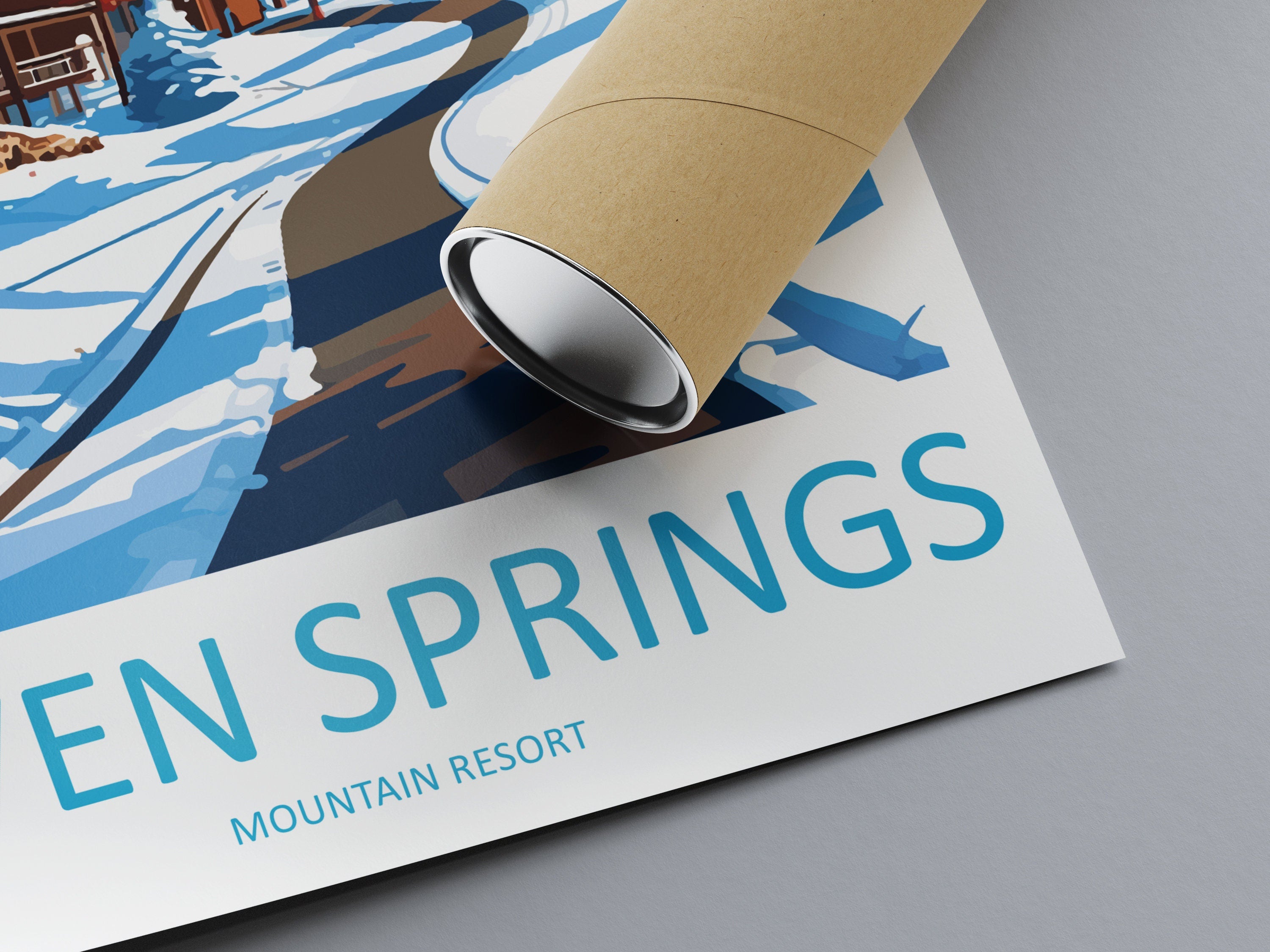 Seven Springs Resort Travel Print