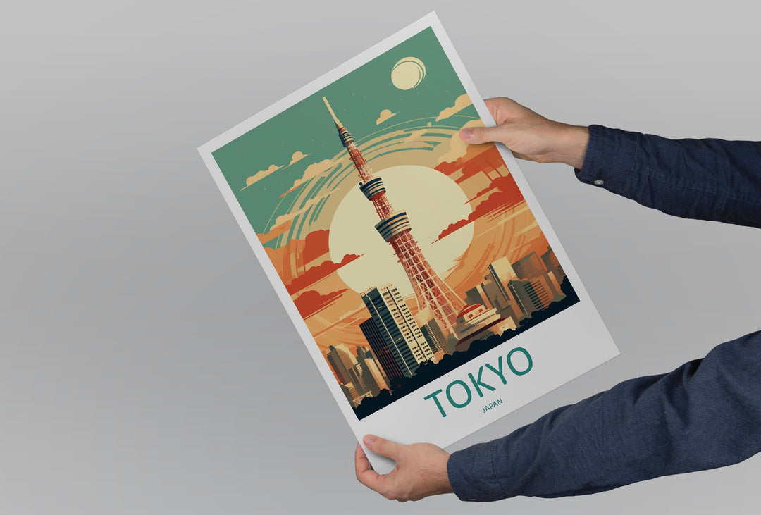 Japan Travel Print Wall Art Japan Wall Hanging Home Décor Japan Gift Art Lovers Tokyo Art Lover Gift Tokyo Travel Gift