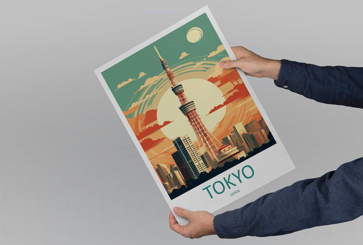 Japan Travel Print Wall Art Japan Wall Hanging Home Décor Japan Gift Art Lovers Tokyo Art Lover Gift Tokyo Travel Gift