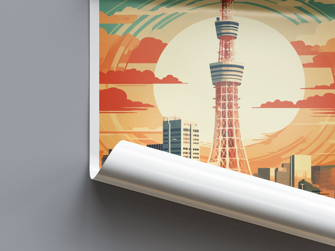 Japan Travel Print Wall Art Japan Wall Hanging Home Décor Japan Gift Art Lovers Tokyo Art Lover Gift Tokyo Travel Gift