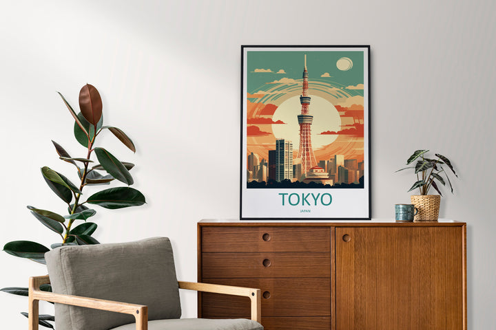Japan Travel Print Wall Art Japan Wall Hanging Home Décor Japan Gift Art Lovers Tokyo Art Lover Gift Tokyo Travel Gift