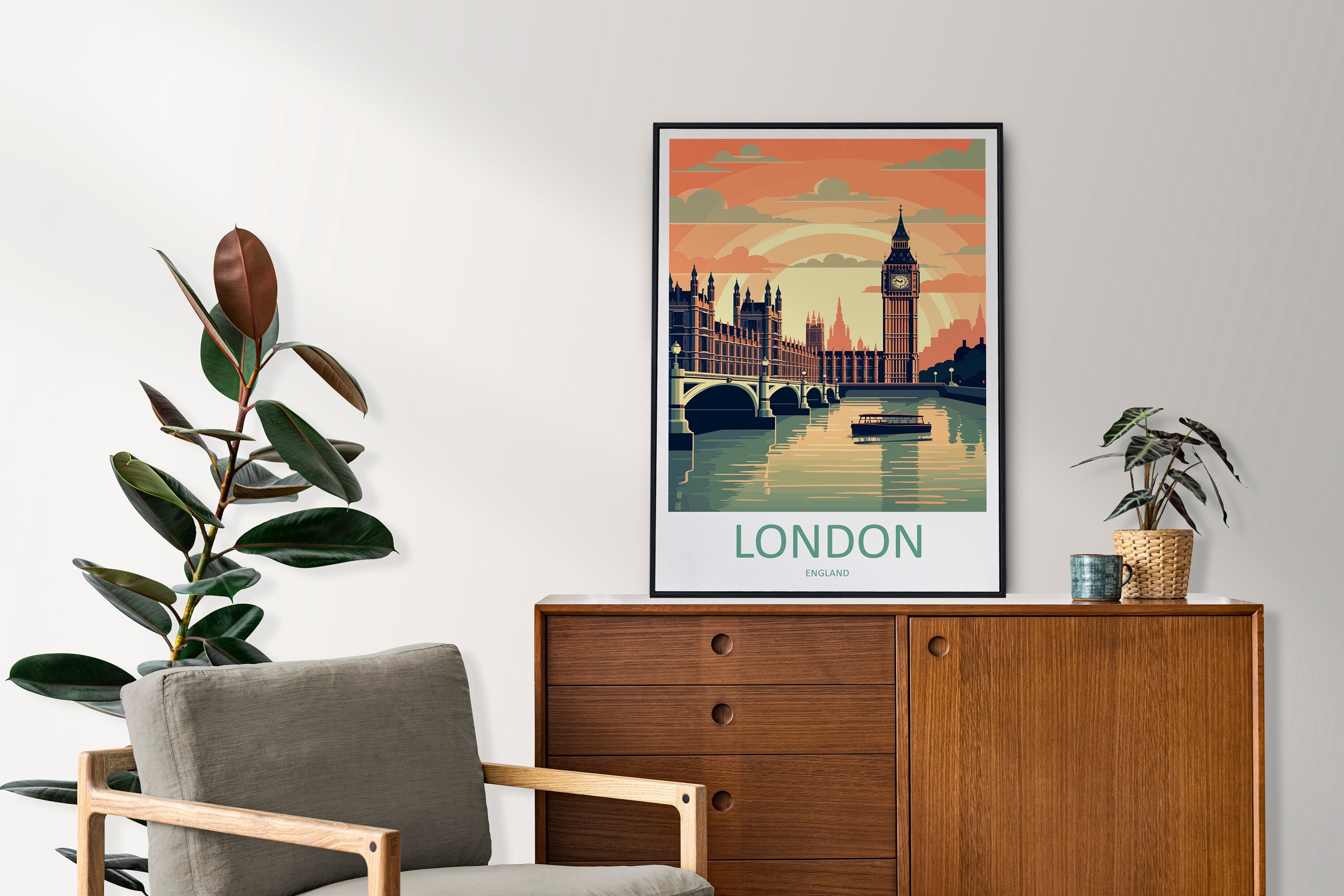 London Travel Print