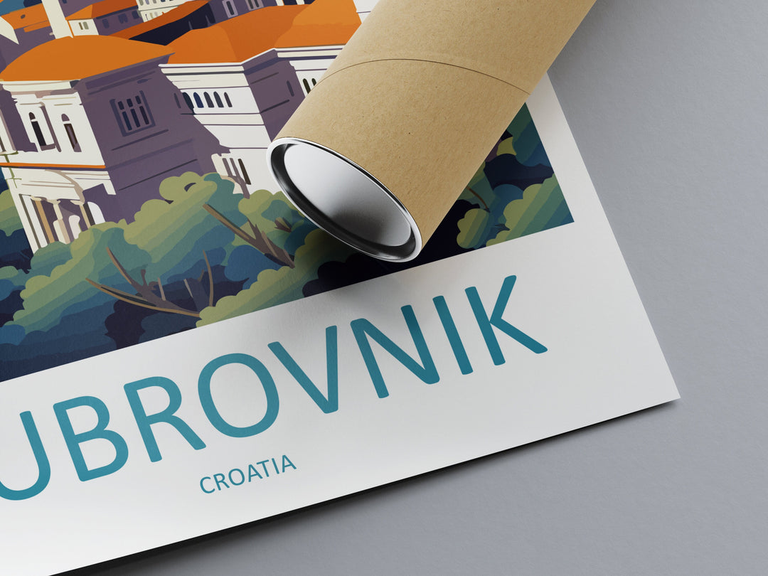 Dubrovnik Print Dubrovnik Home Decor Landscape Art Print Dubrovnik Wall Art for Croatia Enthusiast Gift Wall Hanging Dubrovnik Croatia Print