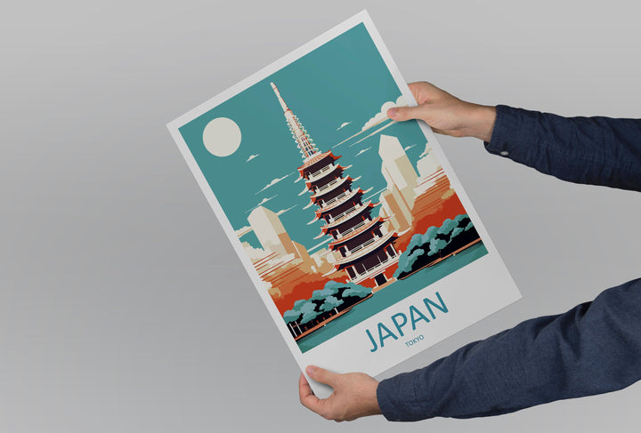 Japan Travel Print Wall Art Japan Wall Hanging Home Décor Japan Gift Art Lovers Tokyo Art Lover Gift Tokyo Travel Gift