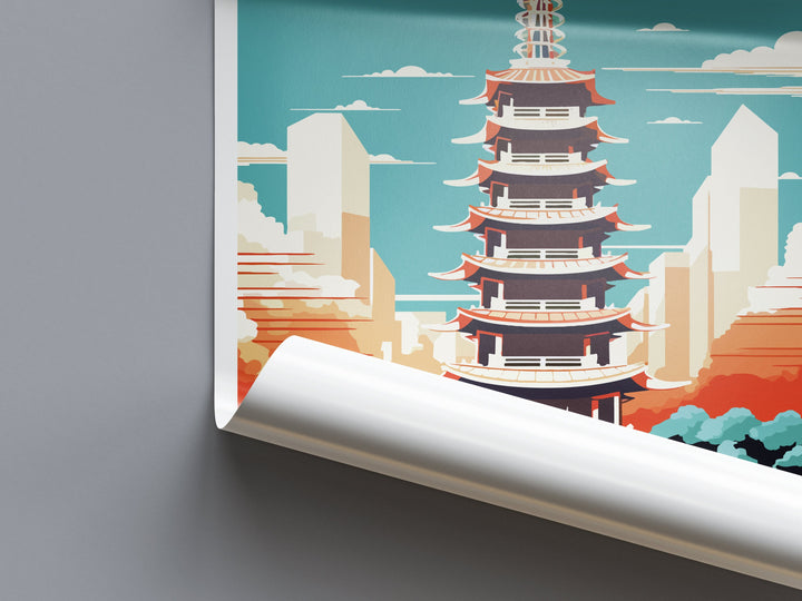 Japan Travel Print Wall Art Japan Wall Hanging Home Décor Japan Gift Art Lovers Tokyo Art Lover Gift Tokyo Travel Gift
