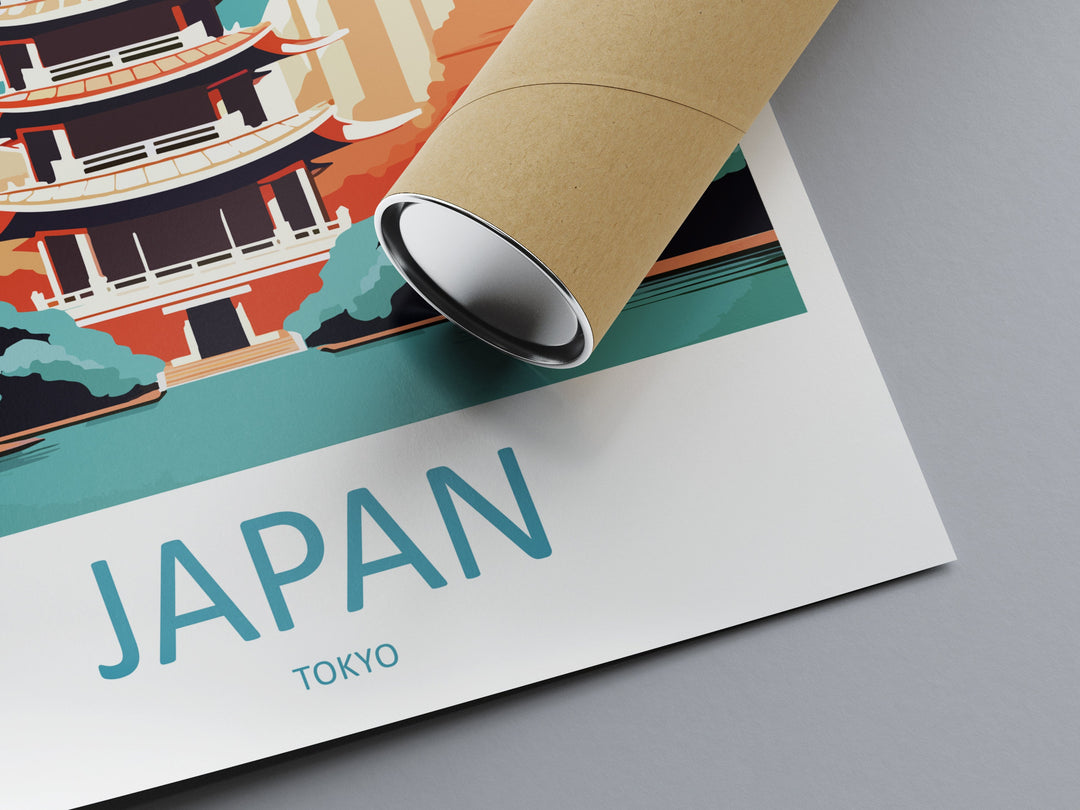Japan Travel Print Wall Art Japan Wall Hanging Home Décor Japan Gift Art Lovers Tokyo Art Lover Gift Tokyo Travel Gift