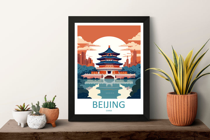 Beijing Travel Print Wall Art Beijing Wall Hanging Home Décor Gift Beijing Art Lovers China Beijing Art Gift Lover Print